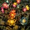 18ct. Warm White Bulb LED Flower Icon Crafting Lights with Silver Wire by Ashland&#xAE;